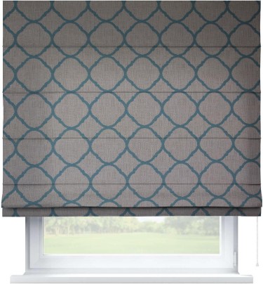 Римская штора «Кортин» для проёма, ткань «Старая Франция»