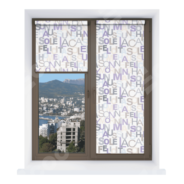 Рулонная штора Мини Лофт 01