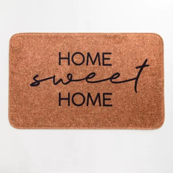 Коврик для ванной Этель "Home", 80х50 см, велюр