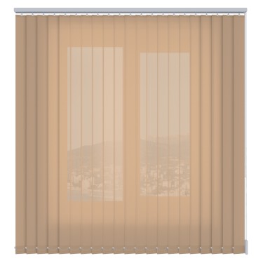 Вертикальные жалюзи Лайн 32 темно-бежевый new