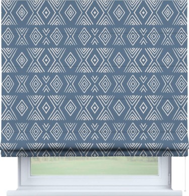 Римская штора «Кортин» для проема «Графический орнамент»