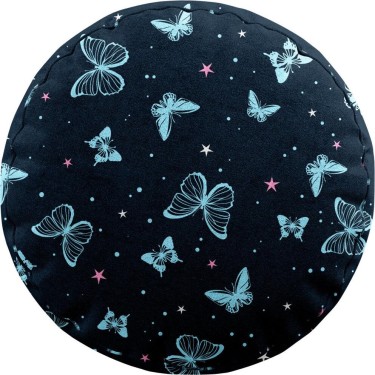 Подушка круглая Cortin «Неоновые бабочки»