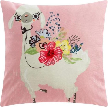 Наволочка Этель &quot;Cute llama&quot; 40 х 40 см, велюр