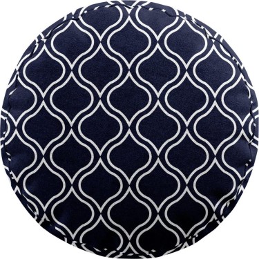 Подушка круглая Cortin «Тайны востока синий»