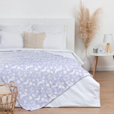 Плед Этель «Нежная ночь» 130х175 см, велсофт, 190 гр/м2, 100% полиэстер