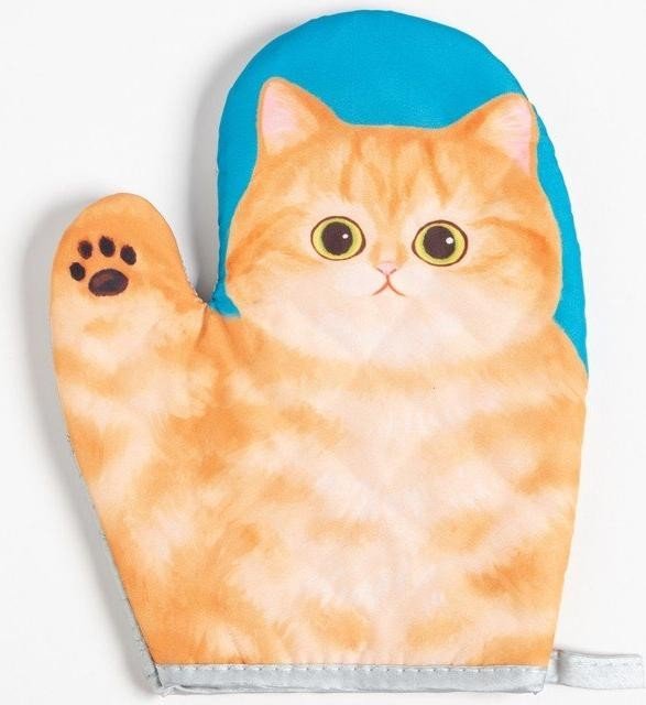 Варежка Доляна Котики "Мурка" 24*18 см, 100% п/э