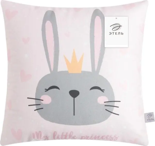 Подушка декоративная "Princess", 40*40 см, 100% п/э, велюр
