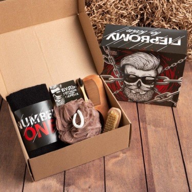 Набор подарочный &quot;Этель&quot; Первому во всём полотенце 30х60 см  и аксс (5 предм)