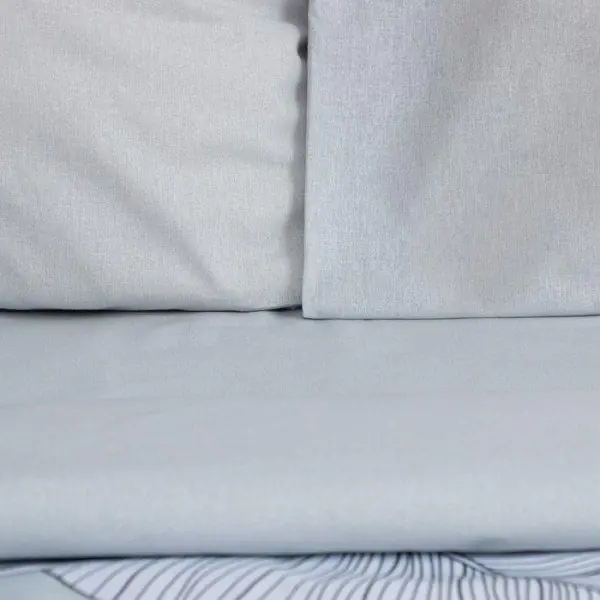 Постельное бельё Этель 1.5 сп Gray tropics 143х215 см, 150х214 см, 70х70 см - 2 шт