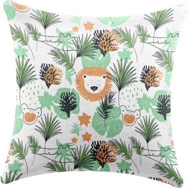 Подушка квадратная Cortin «Животные из джунглей»