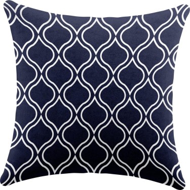 Подушка квадратная Cortin «Тайны востока синий»